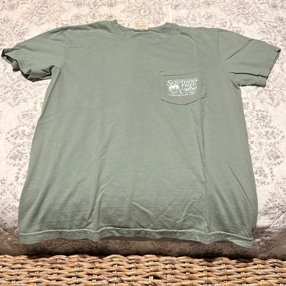 Green Southern Fried Cotton T-Shirt